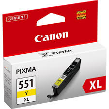 Canon CLI 551 Yellow C CLI-551 XL Y