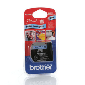 Compatible Brother Black on Blue Label Casette Tape MK531 12mm