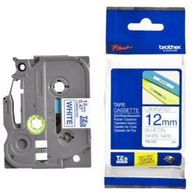 Compatible Brother Blue On White Label Casette Tape TZ233 12mm