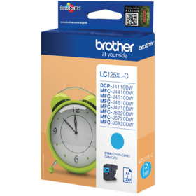 Compatible Brother LC125 Cyan Ink Cartridge LC125C