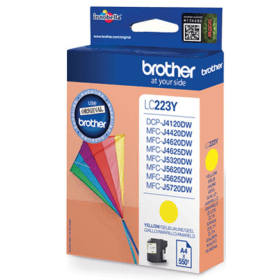 Compatible Brother LC223 Yellow Ink Cartridge BIC223Y