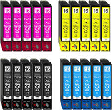 12PK Compatible Epson T1631-4 Ink Cartridges in White Box 3/3/3/3 16XL C13T16364010